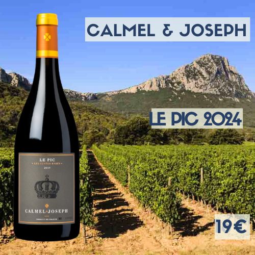 6 bouteilles de Calmel et Joseph, Le PIC Pic Saint-Loup 2024 (19€)