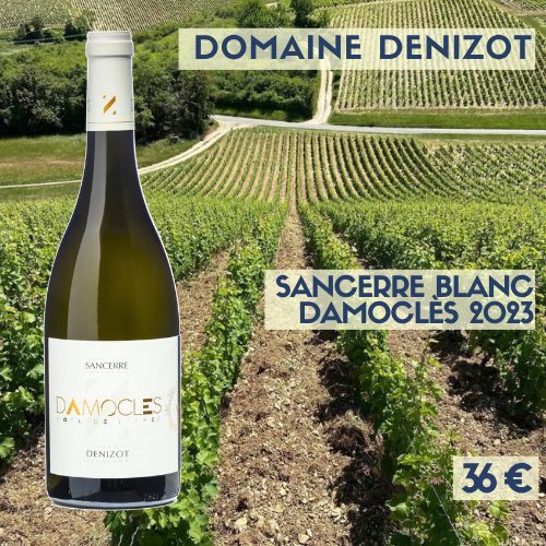 6 bouteilles de Sancerre blanc Les Damoclès 2023 Domaine Denizot (36 €)
