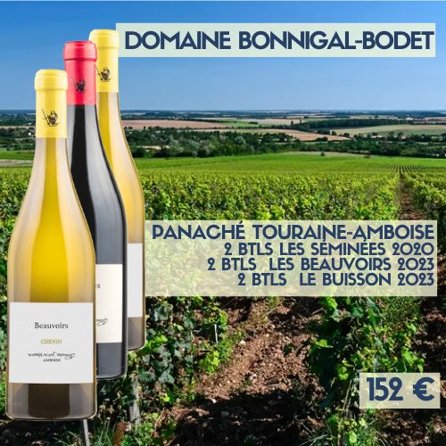 6 bouteilles PANACHÉ TOURAINE-AMBOISE Bonnigal-Bodet (152 €)