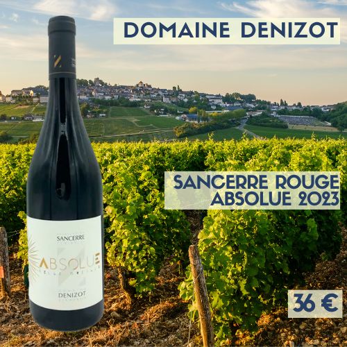 6 bouteilles de Sancerre rouge Absolue 2023 Domaine Denizot (36 €)