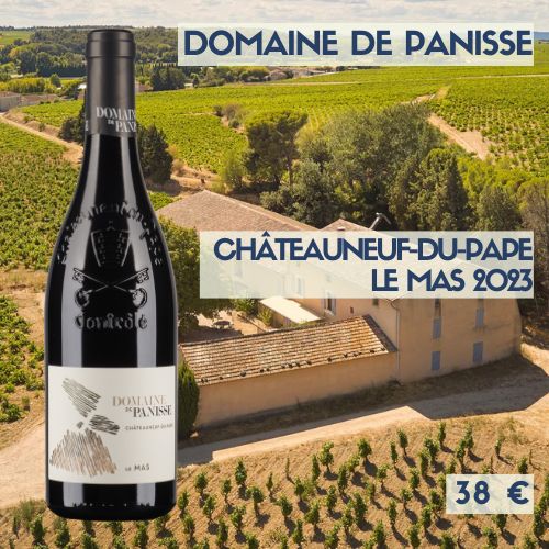 6 bouteilles de Clos du Caillou Le Mas Châteauneuf-du-Pape Domaine de Panisse 2023 (38€)