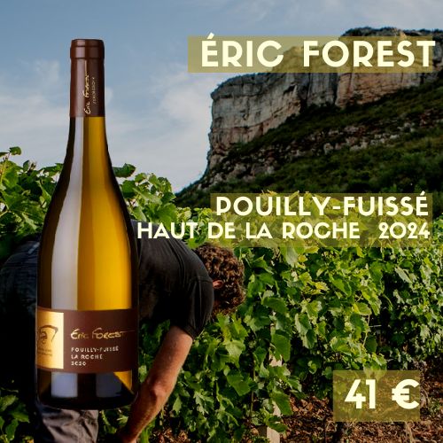 6 bouteilles de "Pouilly-Fuissé « Haut de la Roche » 2024", Éric Forest (41€)