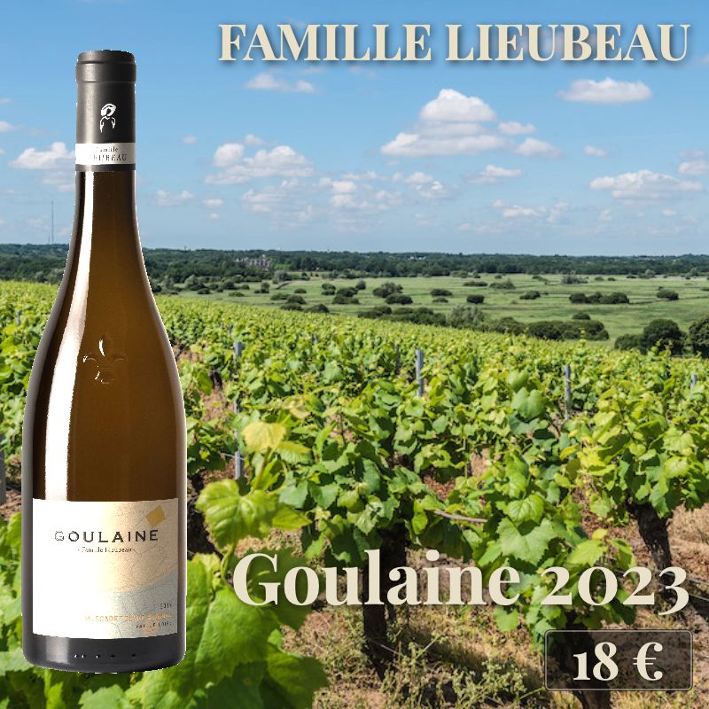 6 bouteilles de "Goulaine 2023", Famille Lieubeau (18€) 6 bouteilles de "Goulaine 2023", Famille Lieubeau (18€)
