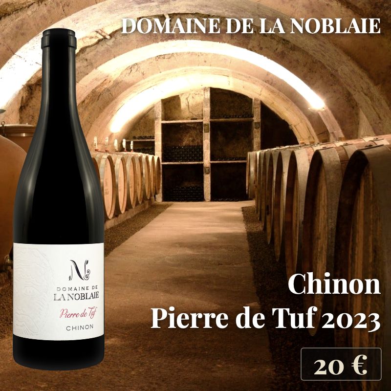 6 bouteilles de "Chinon Pierre de Tuf 2023", Domaine de la Noblaie (20€) 6 bouteilles de "Chinon Pierre de Tuf 2023", Domaine de la Noblaie (20€)