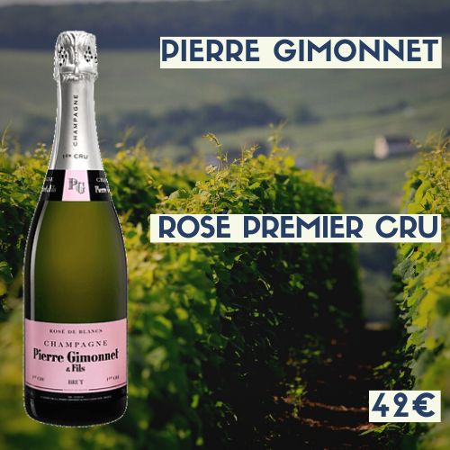 6 bouteilles de "Rosé Premier Cru", Champagne Pierre Gimonnet (42€) 6 bouteilles de "Rosé Premier Cru", Champagne Pierre Gimonnet (42€)