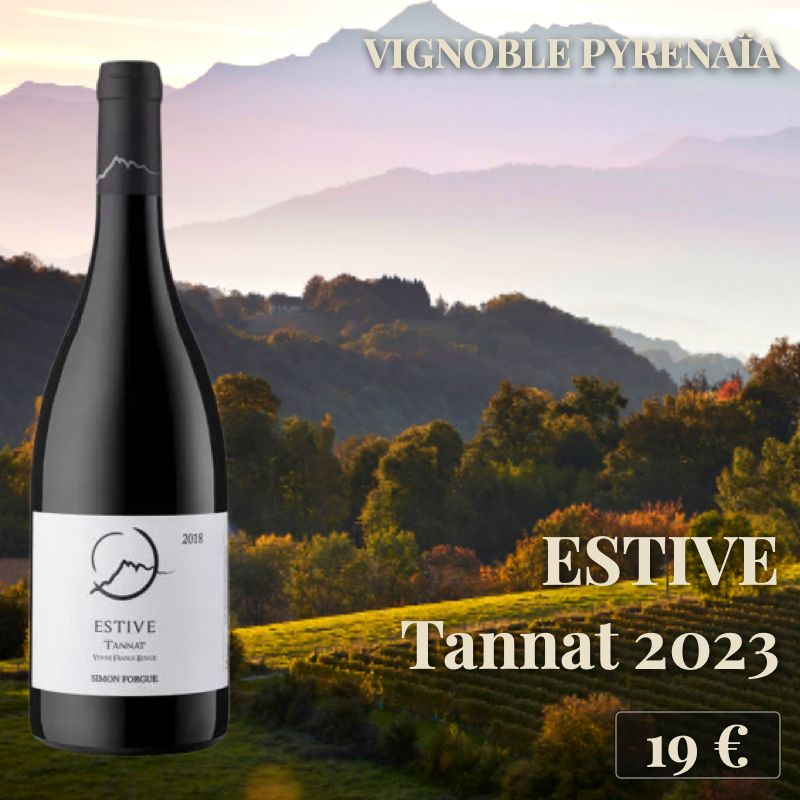 6 bouteilles de "Estive Tannat 2023", Vignoble Pyrenaïa (19€) 6 bouteilles de "Estive Tannat 2023", Vignoble Pyrenaïa (19€)