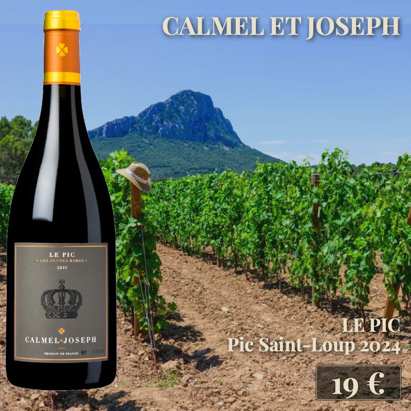 6 bouteilles de "Le Pic Pic Saint-Loup 2024", Calmel et Joseph (19€) 6 bouteilles de "Le Pic Pic Saint-Loup 2024", Calmel et Joseph (19€)