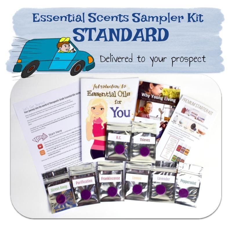 Standard Essential Scent Sampler Kit delivered to prospect