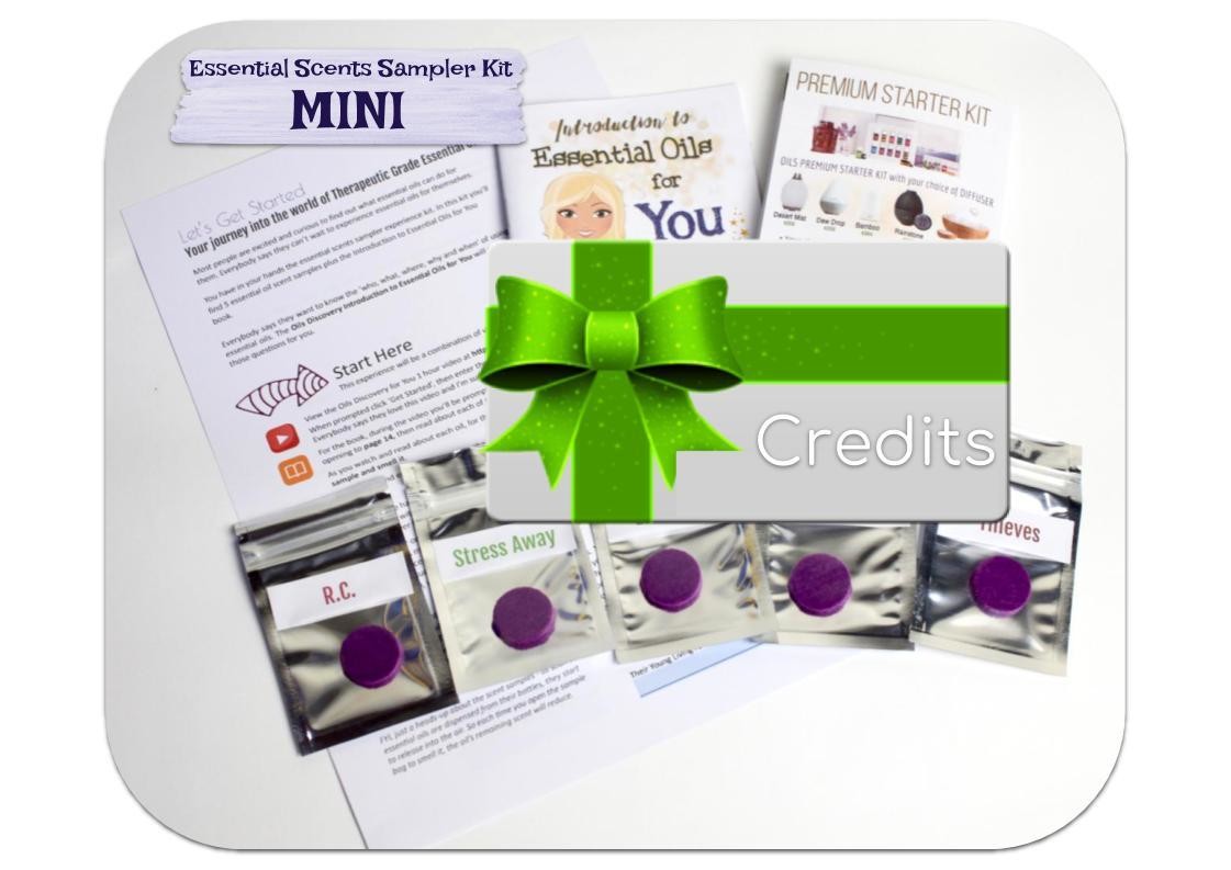 Credits for Essential Scent Sampler Kits, Kit Size: Mini