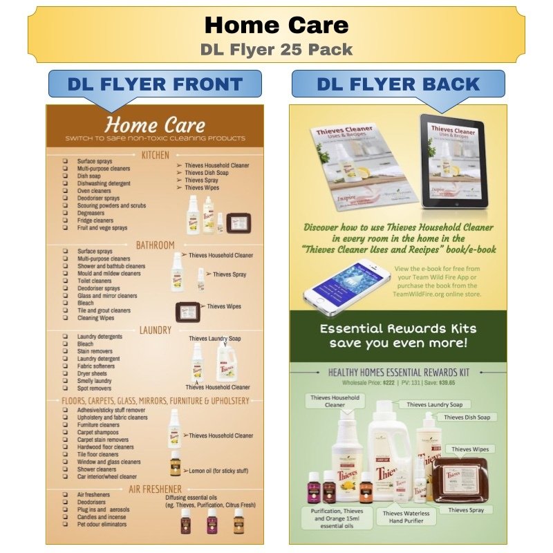 Home Care DL Flyer 25 Pack