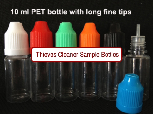 Sample bottle - PET plastic - 10ml