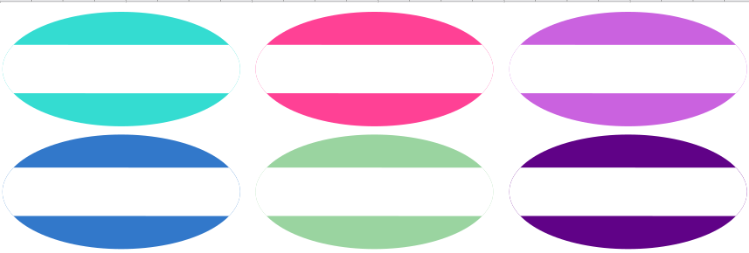 Writeable Rollerball bottle or Misting Spray bottle labels - 6 pack