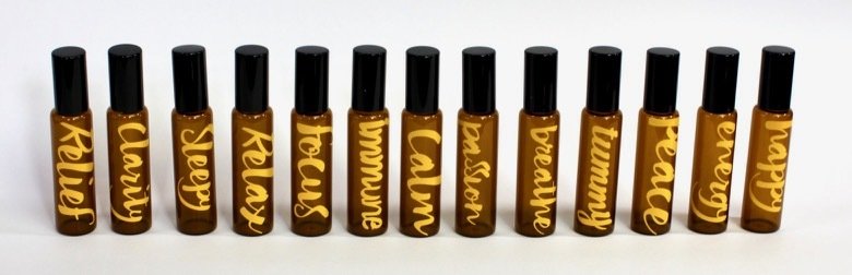 Rollerball bottle (optional label) - 10ml