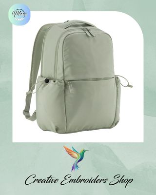 sage green ladies backpack
