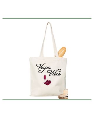 vegan cotton tote bag