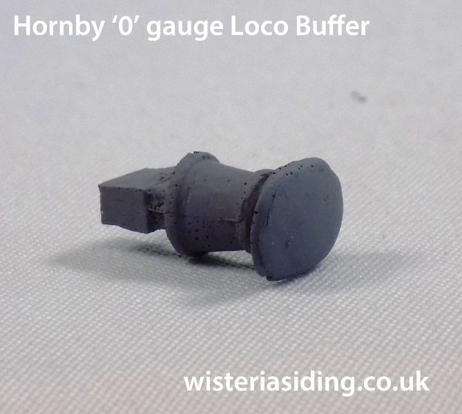 Hornby '0' gauge Replacement Loco No1 & No2 Buffer Resin Plugs Straight in Hole.