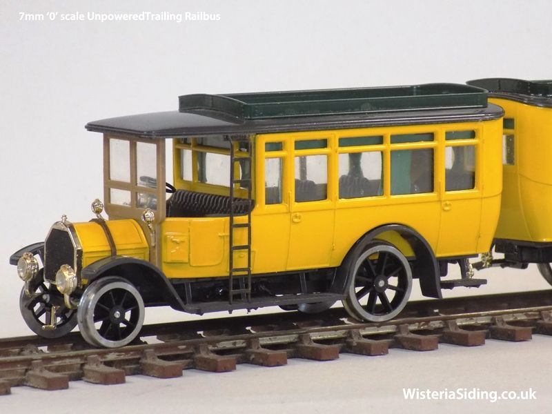 0 gauge 7mm Fiat Railbus Unmotorised Second Bus RTR  to Run on '0' - 32mm Track New Build Tested