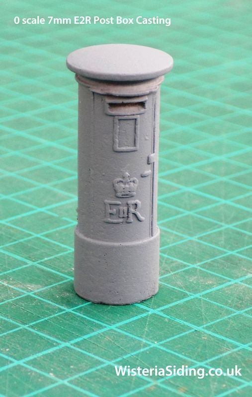 7mm 0 scale GPO E2R Letter Box