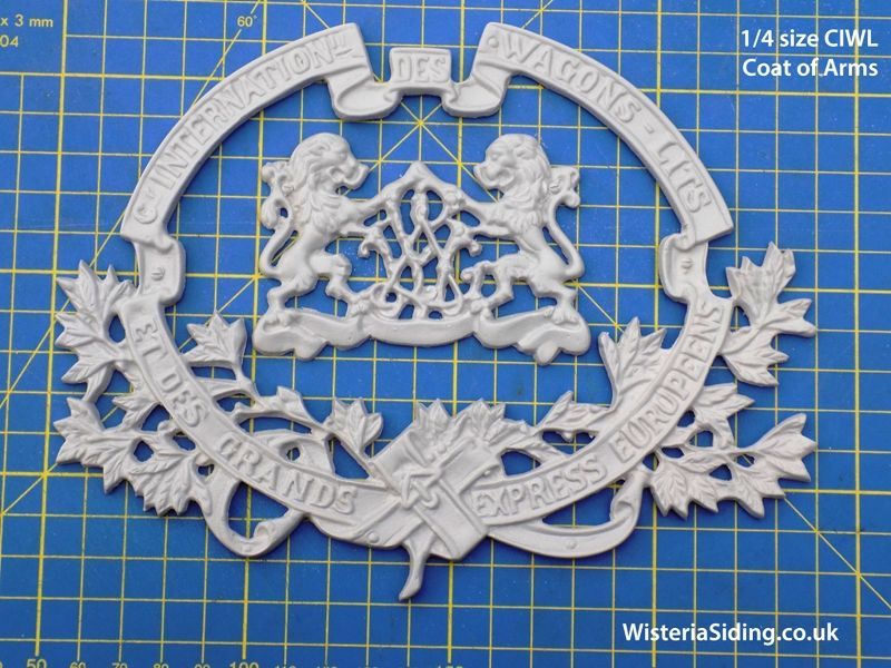 1/4 size CIWL Coat of Arms  in Vacuum Cast Resin