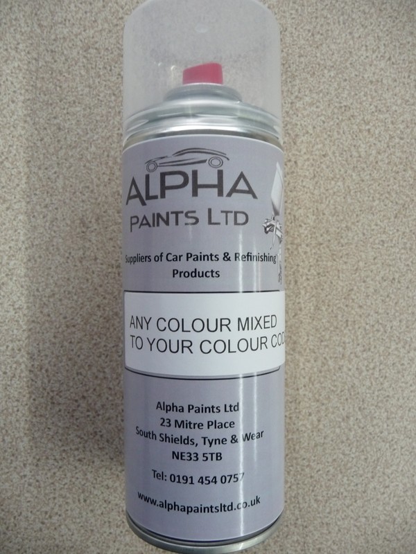 Alpha Paint Aerosol (Mixed To Code)