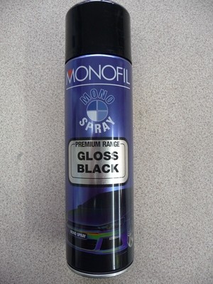Monofil Gloss Black Aerosol
