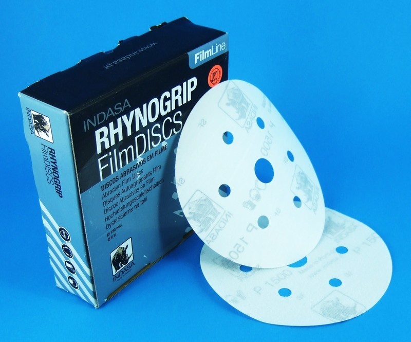 Indasa P1500 Film Discs (BOX OF 50)