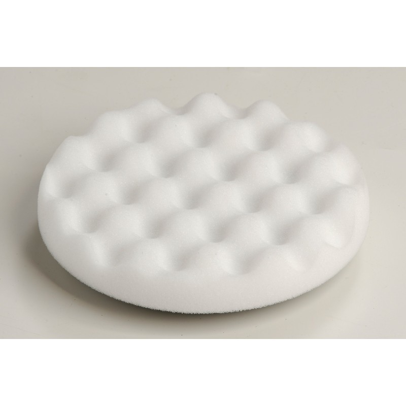 150 x 25mm Hard White Woffle Compounding Pad