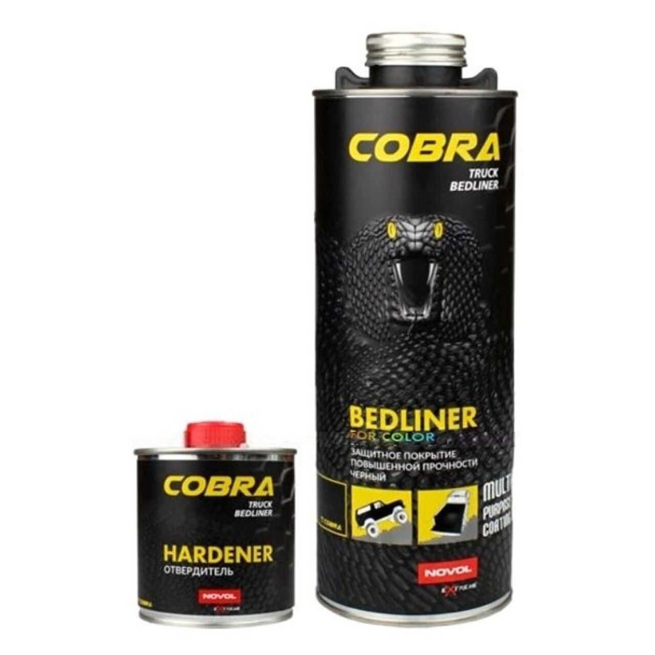 Novol Cobra Truck Bedliner 800ml Kit (FOR COLOR) Novol Cobra Truck Bedliner 800ml Kit (FOR COLOR)