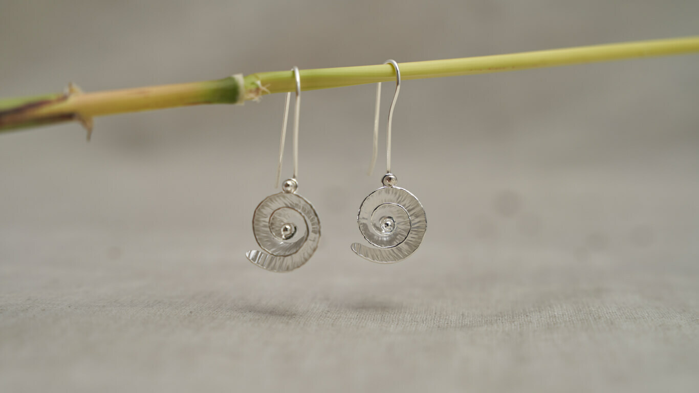 Earrings "Nautilus Seed"