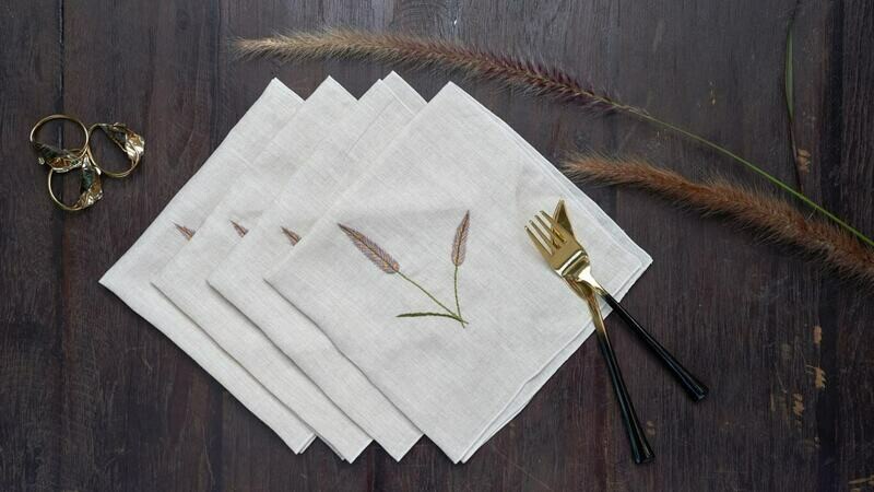 Napkin "Grass flower"