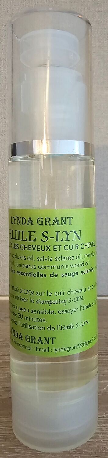 L'HUILE S-LYN CHEVEUX ET CUIR CHEVELU