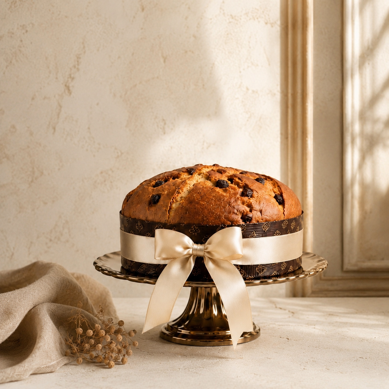PANETTONE ALLE MELE E VINO PICOLIT DI CIALLA
