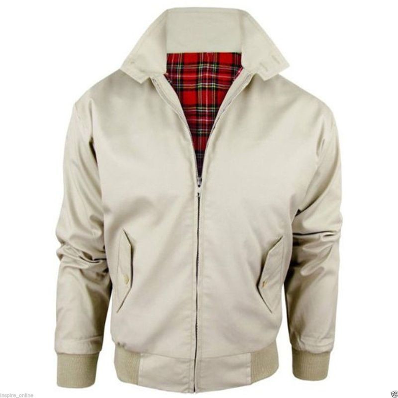 Beige Harrington Jacket