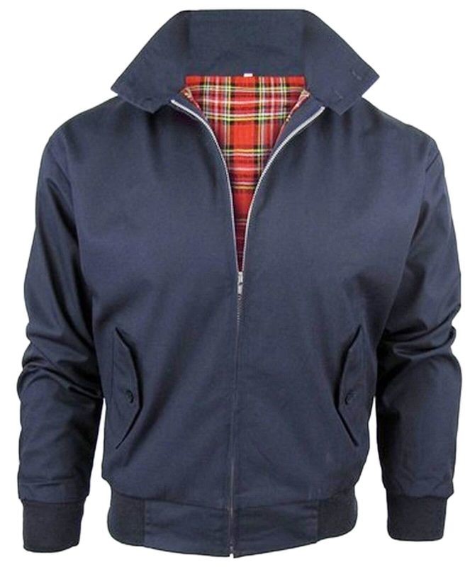 Navy Harrington Jacket