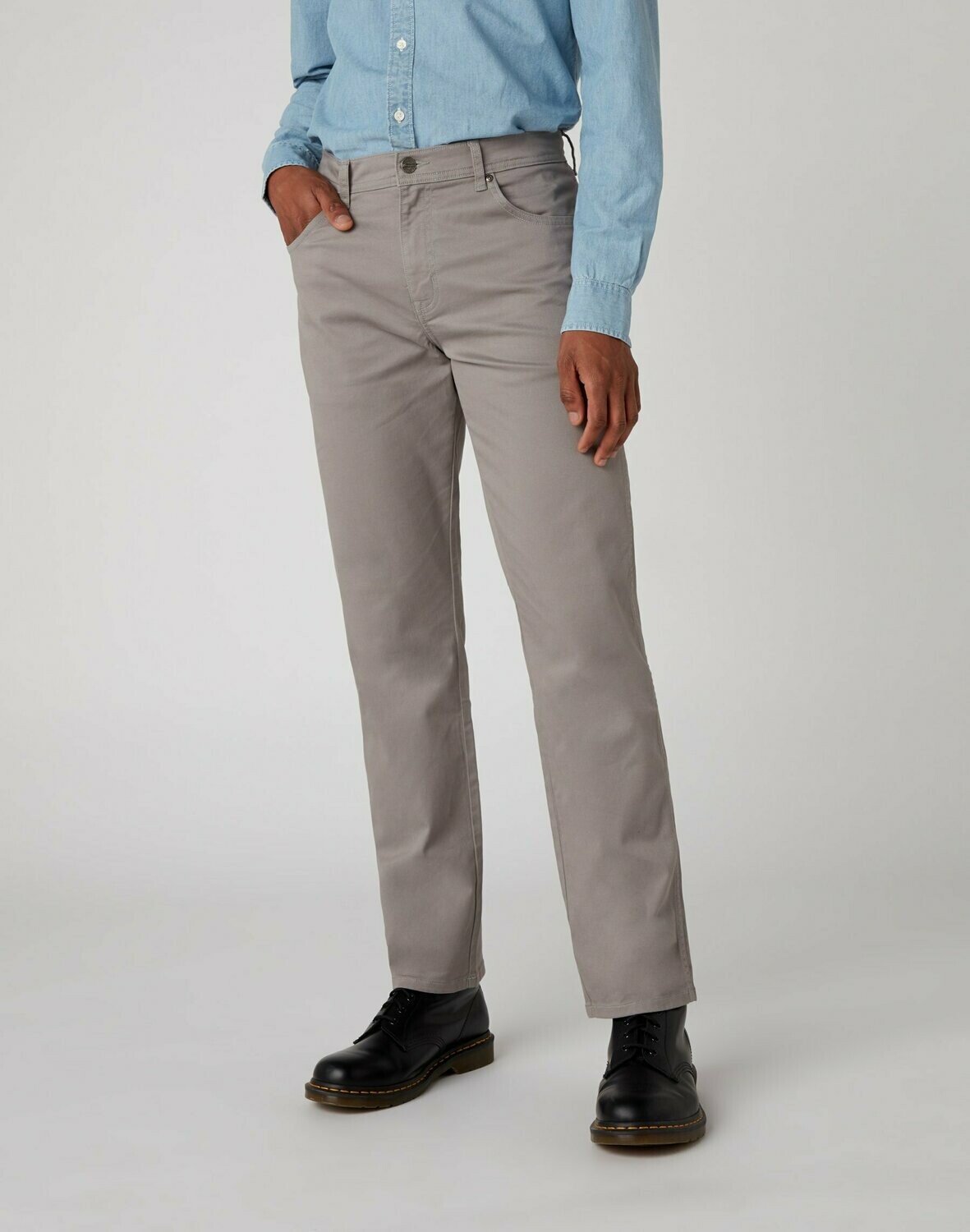 wrangler texas stretch grey