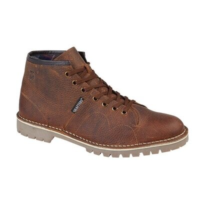 Grafters Monkey Boot Waxy Brown Leather B430GB