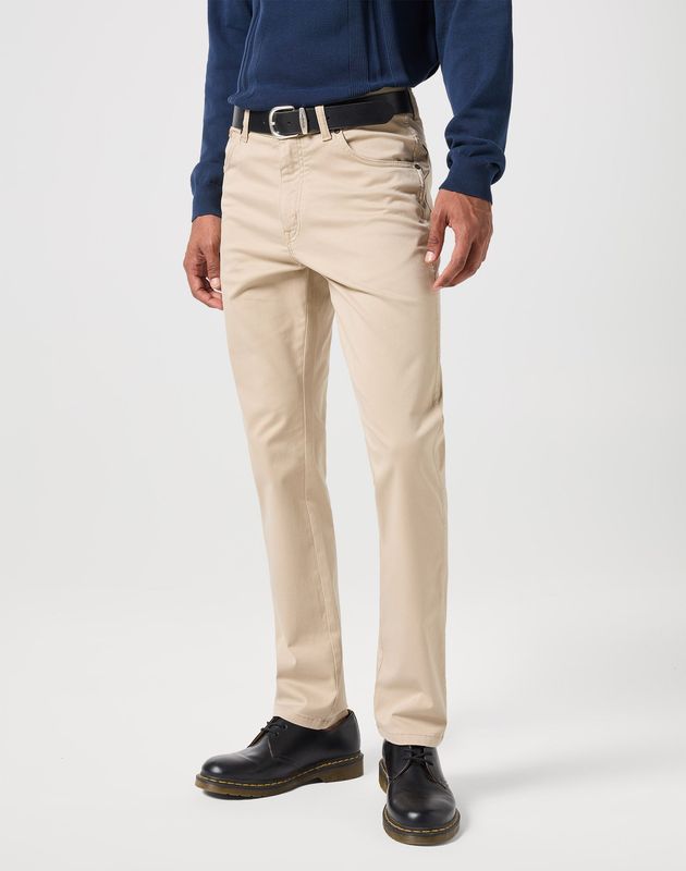 Wrangler Texas Stretch Slim, Plaza Taupe 112350875 (Non-Denim)