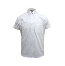Relco Short Sleeve White Oxford Shirt