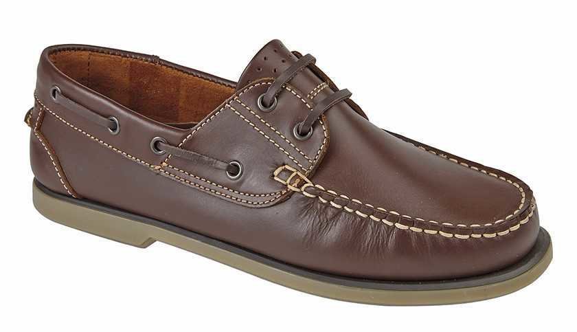 Dek Boating Shoes, Brown M551B