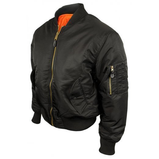 MA-1 Black Bomber Jacket