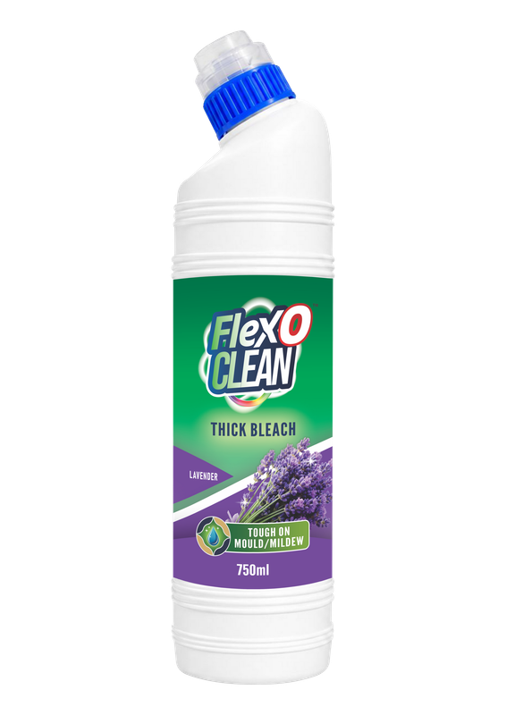 FLEXOCLEAN THICK BLEACH LAVENDER BOX OF 24