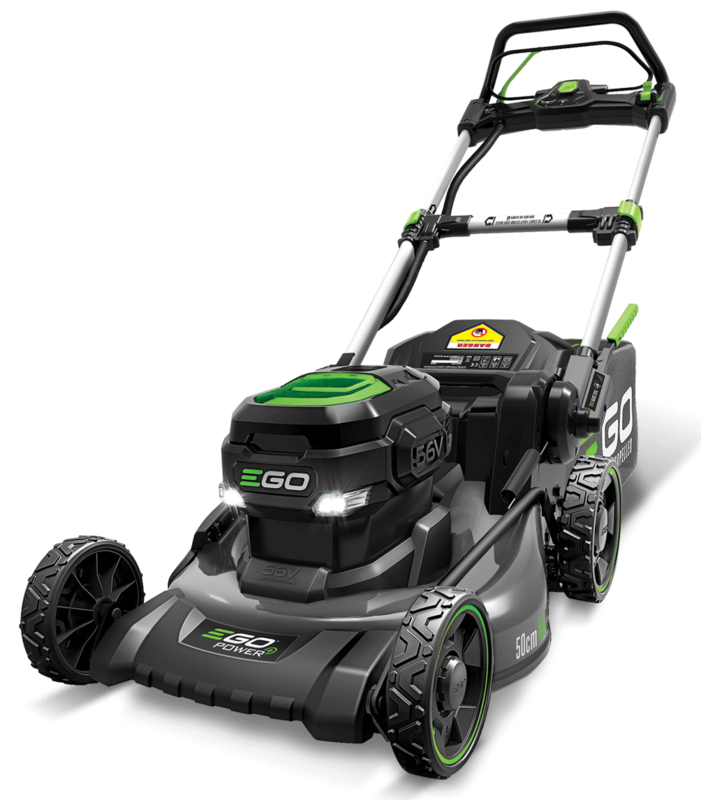 EGO 56 Volt 50cm Rasenmäher + Sets LM2020E-SP/LM2021E-SP mit Antrieb + Seitenauswurf