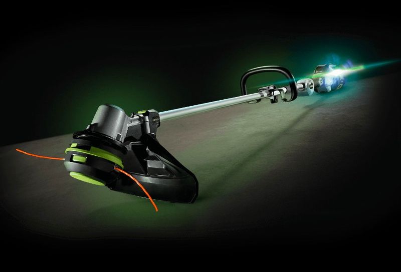 EGO 56 Volt STX3800 PRO X 38cm RASENTRIMMER / FREISCHNEIDER (RUNDGRIFF) für Steckakkus und Rückentrage