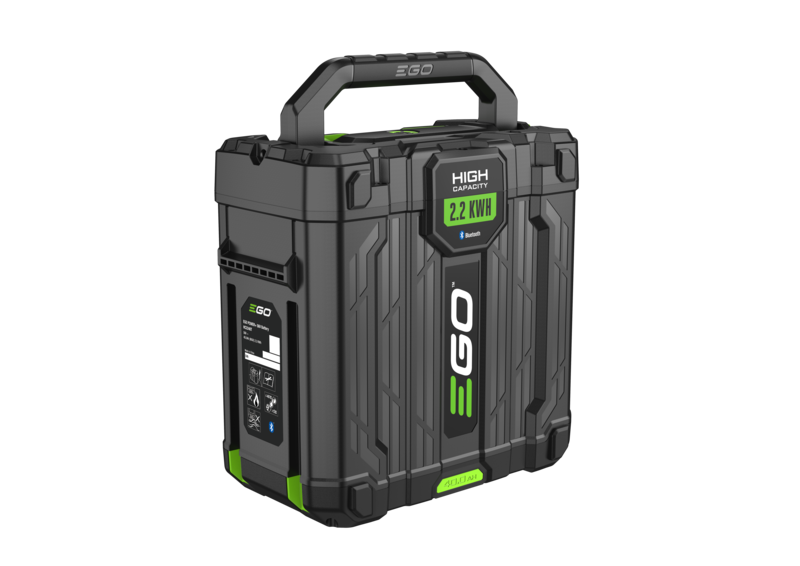 EGO 56 Volt PGX1400PB POWERBANK-LADESTATION (Zwei Ladeschächte), HC2240T 40Ah-POWERBANK, PGX3000D Ladeträger (für 3 Akkus) + PGX1600E-H - 1600 Watt Ladegerät und 1x ACE0700 Verbindungskabel
