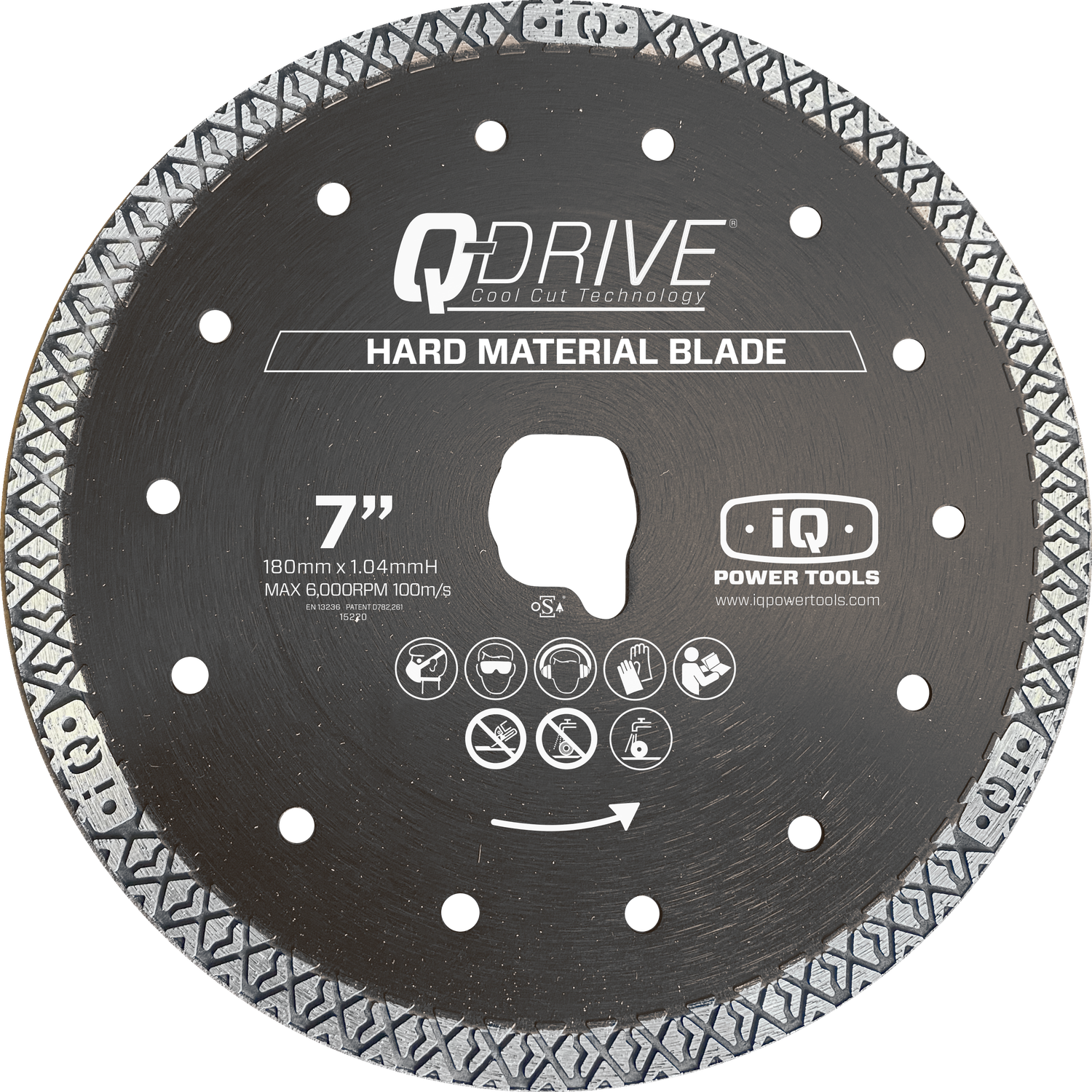 Q-Drive Keramik Diamantscheibe Ø180mm für iQ228Cyclone