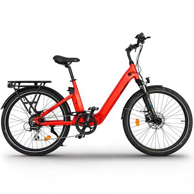 UB200 rot - City-E-Bike Vollgefedert