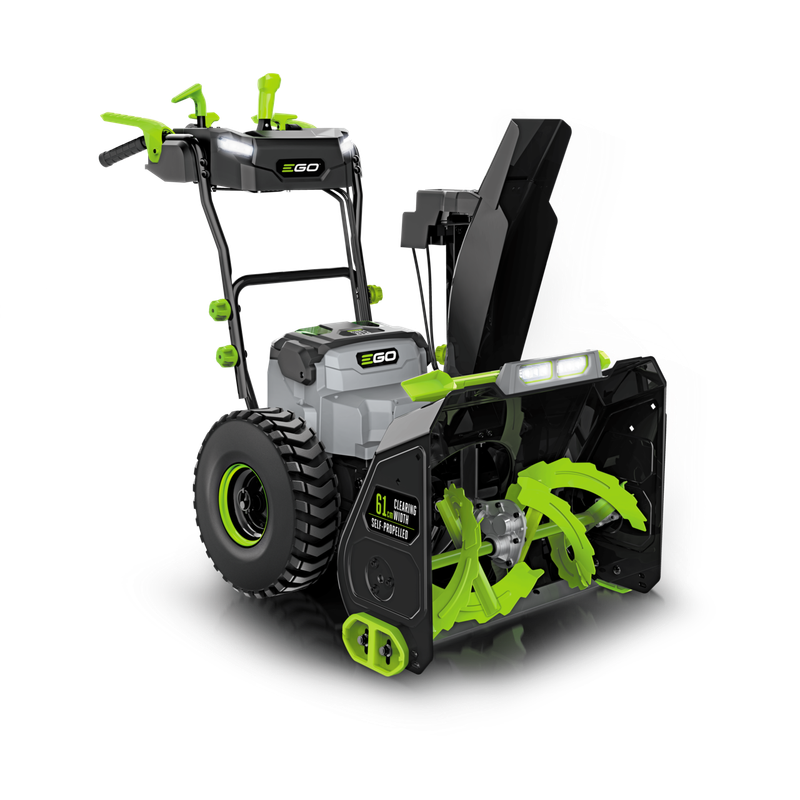 SNT2400E im Set mit 2x Akku BA4200T 7,5 Ah und 2x Schnelllader CH5500E
ZWEISTUFIGE SCHNEEFRÄSE MIT RADANTRIEB