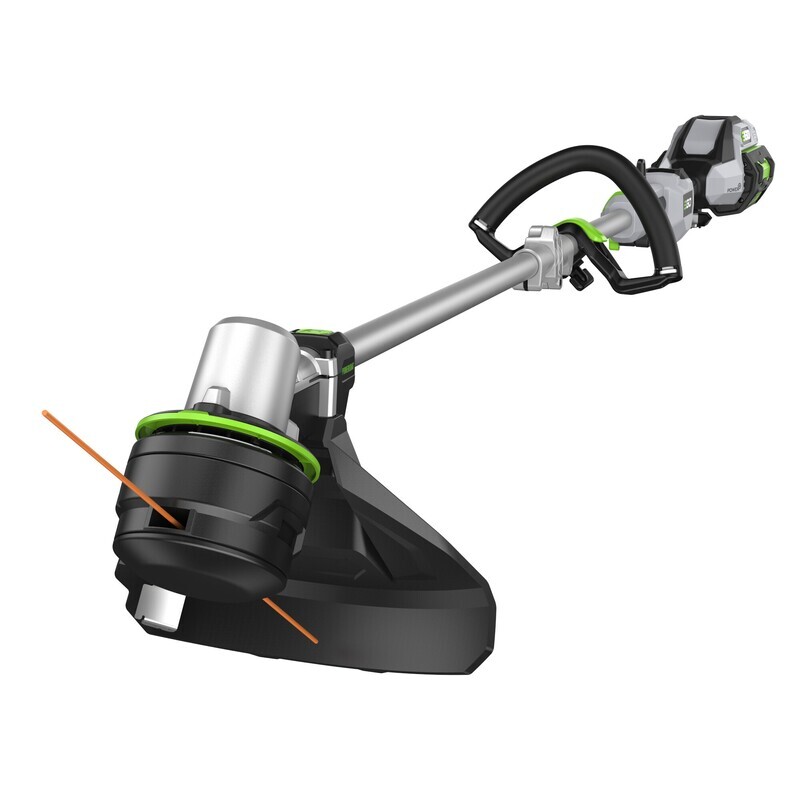 EGO 56 Volt 40cm Rasentrimmer ST1610E-T/ST1613E-T Sets mit "POWERLOAD" elektrische Einfädelung und Line-IQ automatische Fadenlängenregulierung.