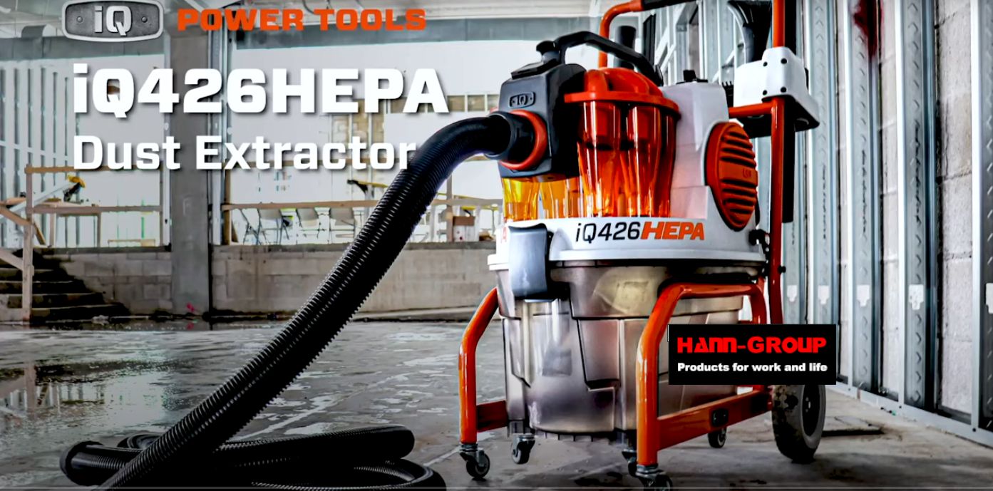 IQ426HEPA - IQ-Powertools Spezial Cyclone-Sauger mit Gerätesteckdose