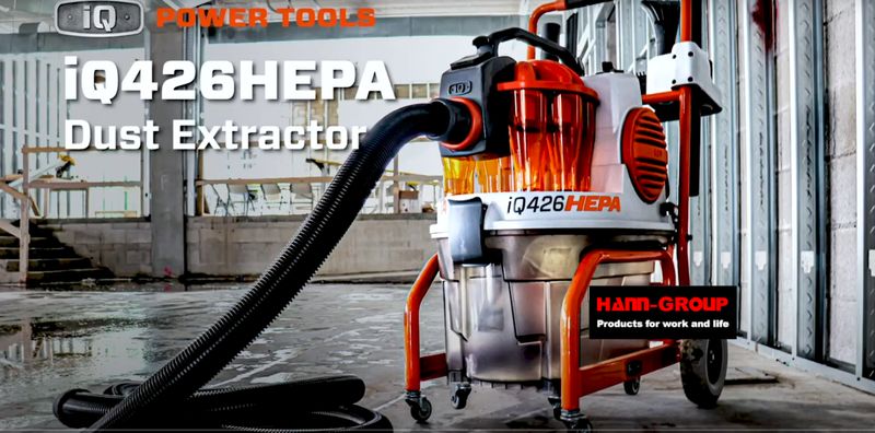 IQ426HEPA - IQ-Powertools Spezial Cyclone-Sauger mit Gerätesteckdose IQ426HEPA - IQ-Powertools Spezial Cyclone-Sauger mit Gerätesteckdose